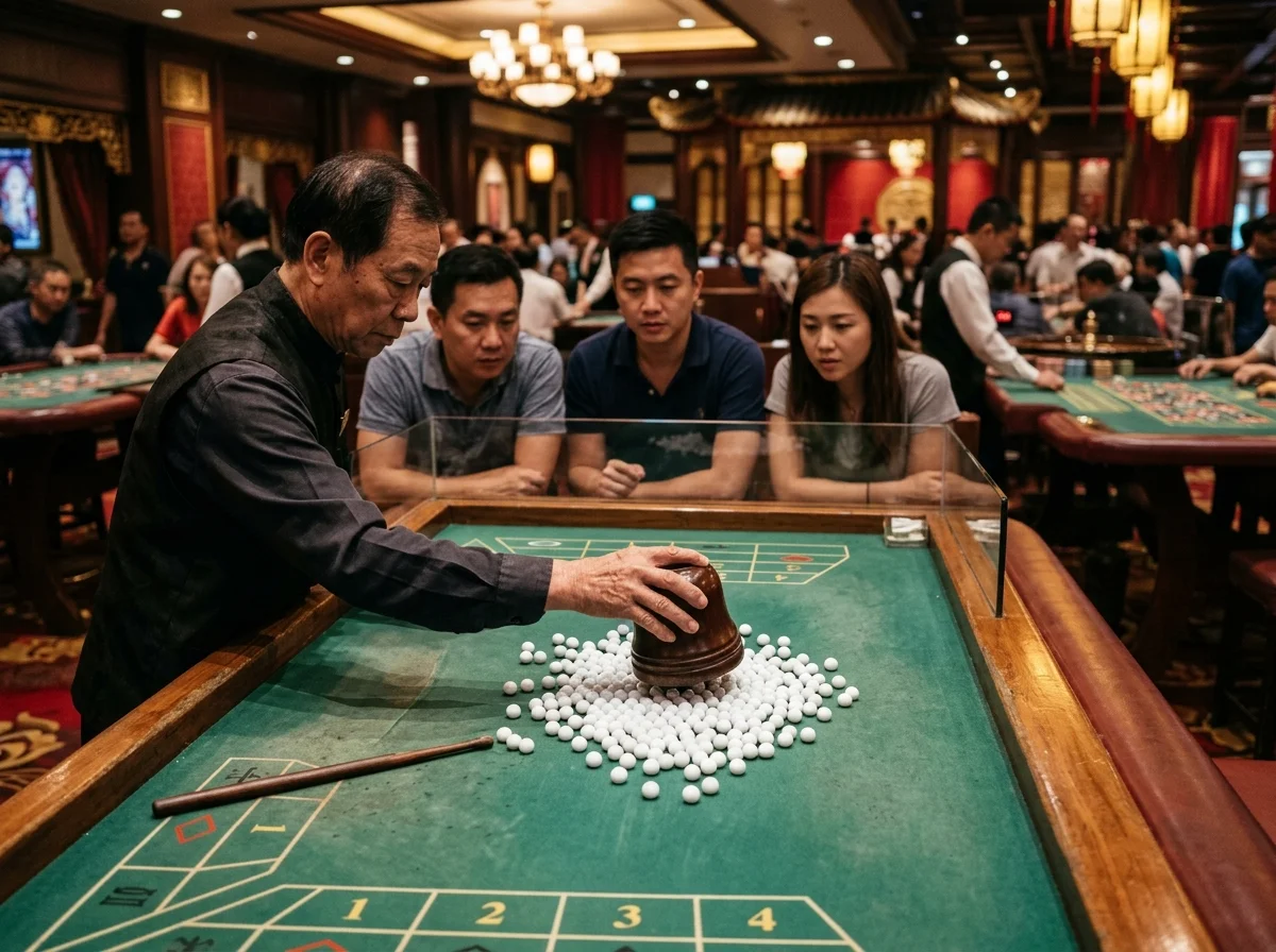 Fan Tan live bord på Holyluck Casino